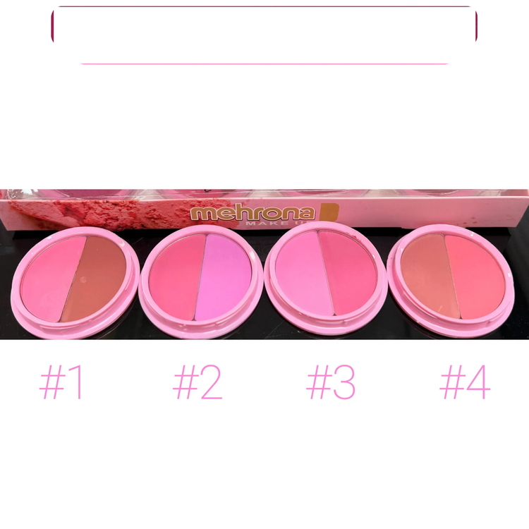 رژگونه دو رنگ مهرونا